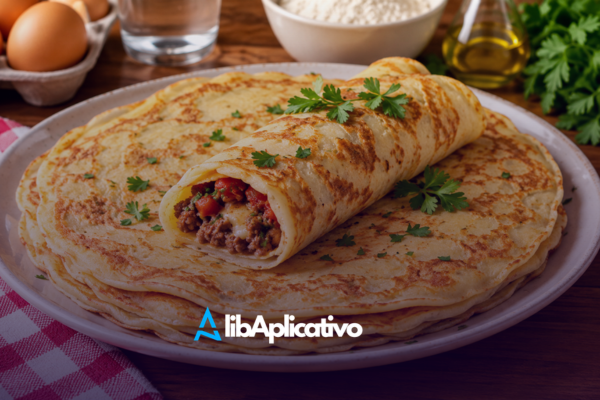 Massa de Panqueca Sem Leite Receita Fácil, Econômica e Muito Versátil